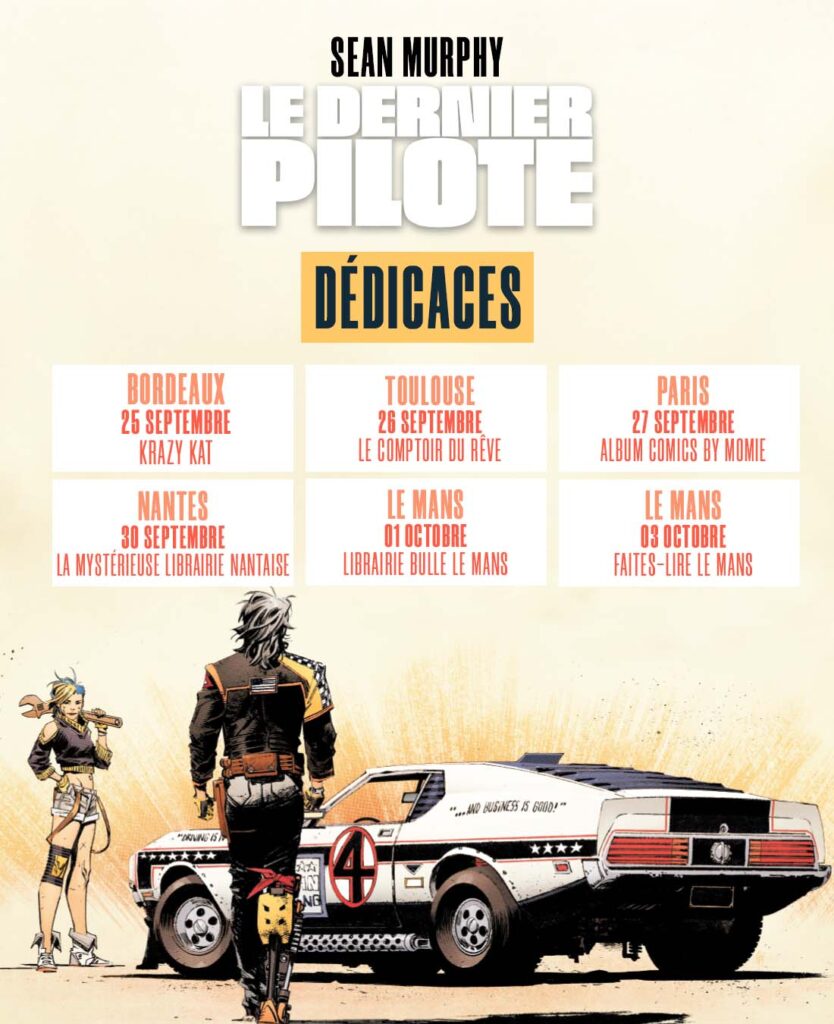 dédicaces France Sean Murphy